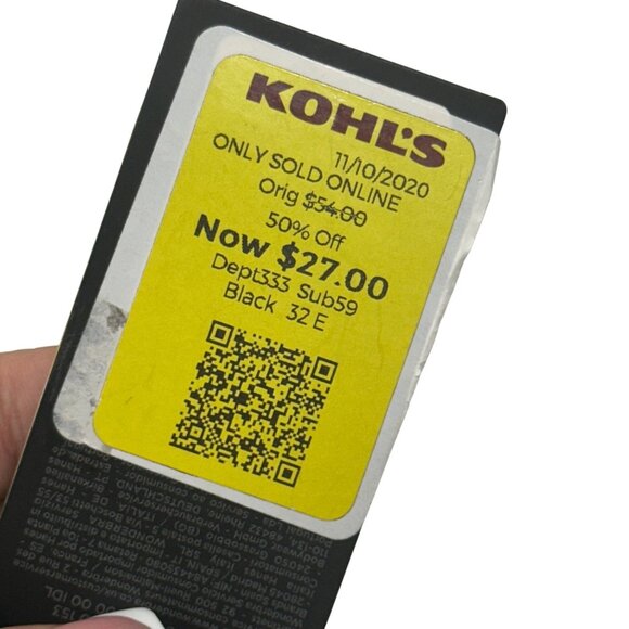 Wonderbra Women Black Strapless U-Plunge Deep V Bra 32DD  With Tags - Picture 9 of 12